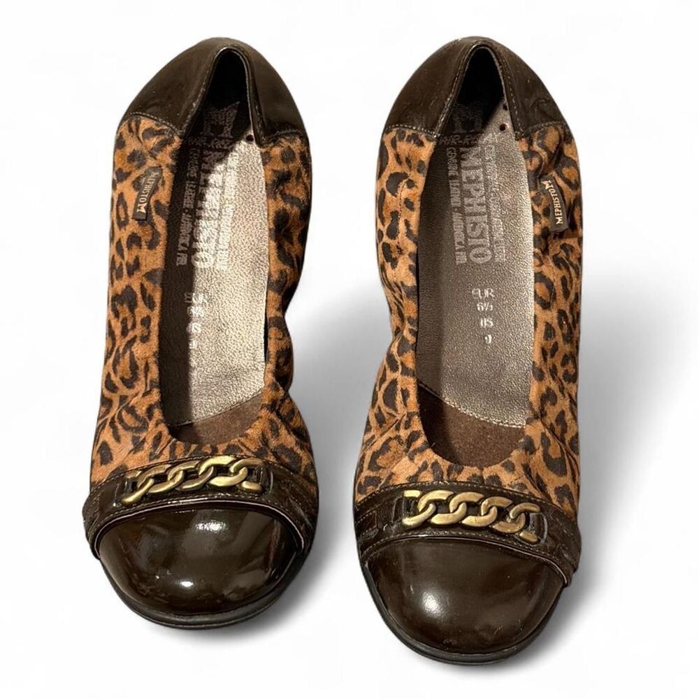 Mephisto Women's Leopard Ballet Flats